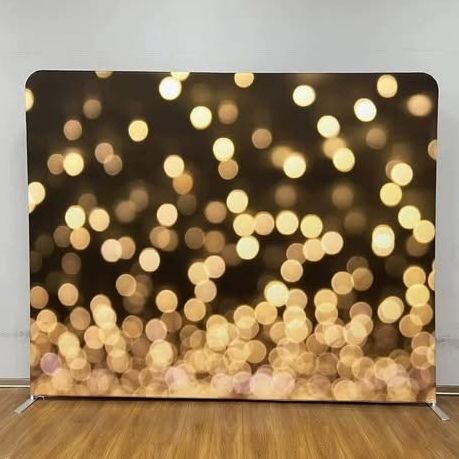 Gold bokeh backdrop