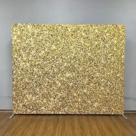 Gold glitter backdrop