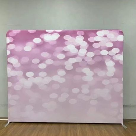 Pink bokeh backdrop